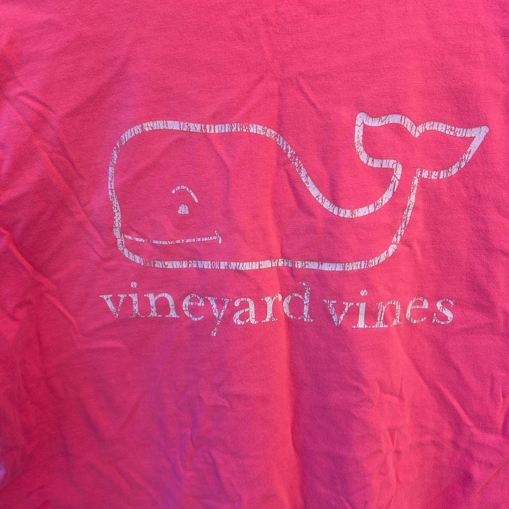 Vineyard Vines Kids Pink Whale Graphic Tee xl 16
